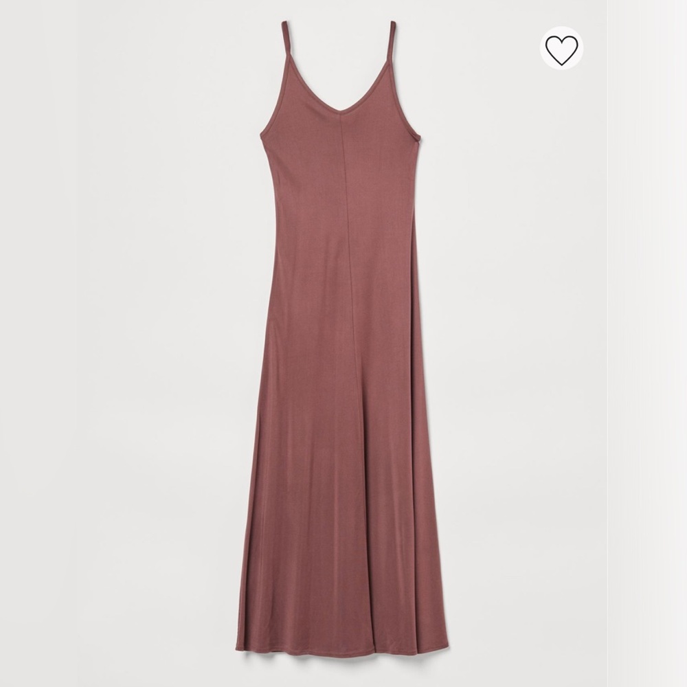 NWOT💃🏼H&M Silk-Blend Maxi Dress M